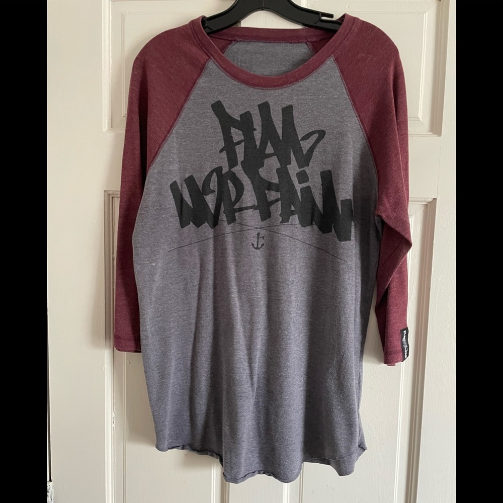 Flag nor Fail 3/4 sleeve baseball tee